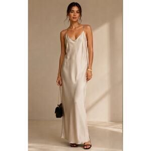 vince camuto champagne dress Vince Camuto Off-The-Shoulder Dress with Collar Champagne 14 at Amazon  Women's Clothing store